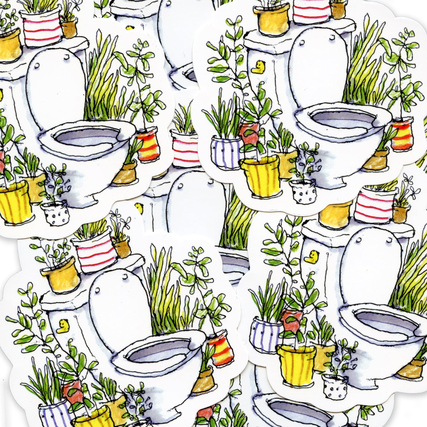 Indoor Toilet Sticker