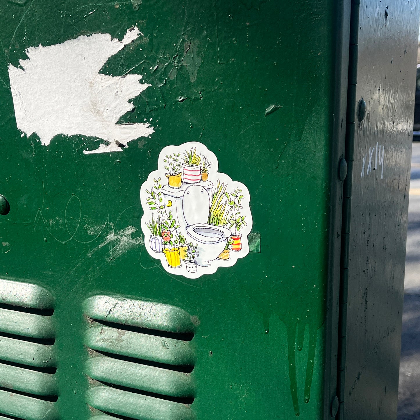 Indoor Toilet Sticker