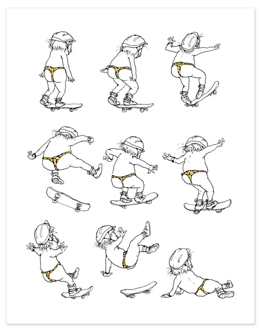 Leopard Print Skater